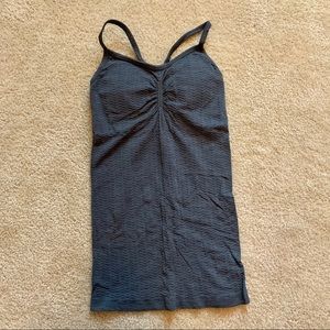 Gray Spaghetti Strap Athleta Top